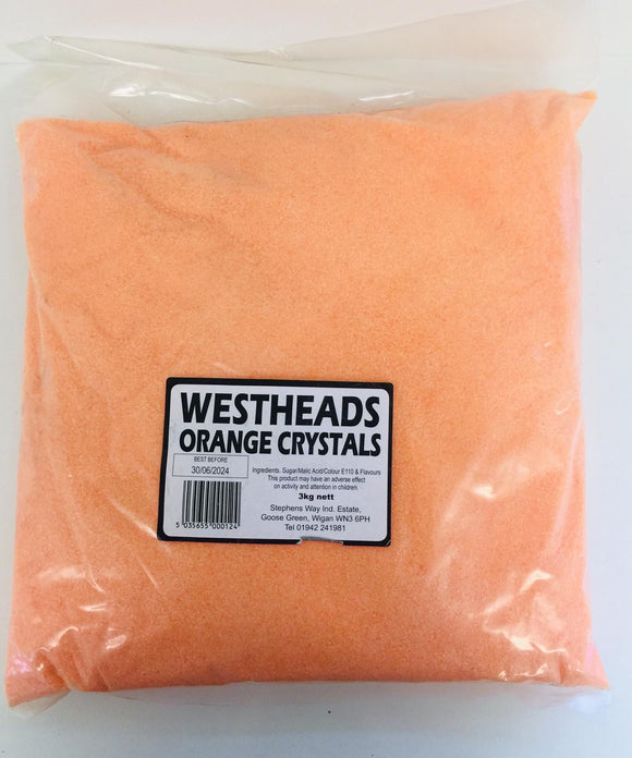 Westheads Orange Crystals 3kg Bag
