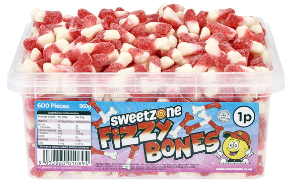 SweetZone 1p Fizzy Bones 1 x 600pk