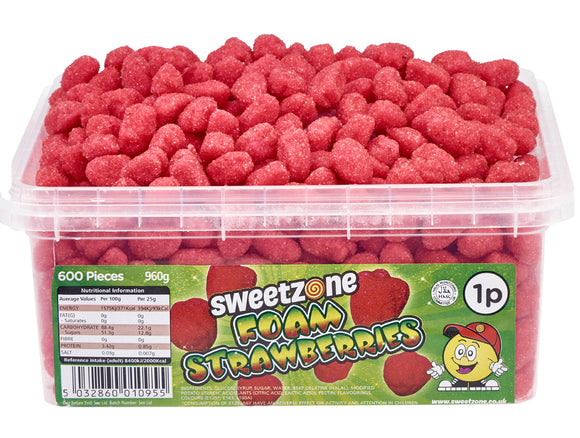 SweetZone 1p Foam Strawberries 1 x 740g