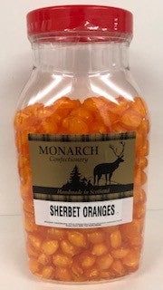 Monarch Confectionery Sherbet Orange Jar 1 x 3kg