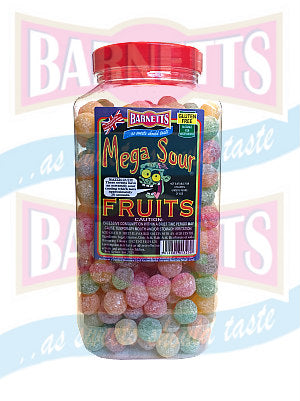 Barnetts Mega Sour Fruits Jar 1 x 3kg