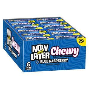 Now & Later Chewy Blue Raspberry Minis 24 x 26g