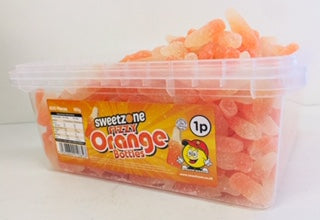 SweetZone 1p Fizzy Orange Bottles 1 x 600pk