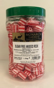 Monarch Confectionery Sugar Free Aniseed Rock 1 x 1.2kg