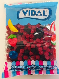 Vidal Small Bitty Blackcurrant & Raspberry Domes 1kg Bag