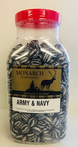 Monarch Confectionery Army & Navy Jar 1 x 3kg