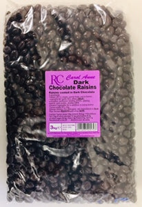 Carol Anne Dark Chocolate Raisins 3kg Bag