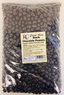 Carol Anne Dark Chocolate Peanuts 3kg Bag