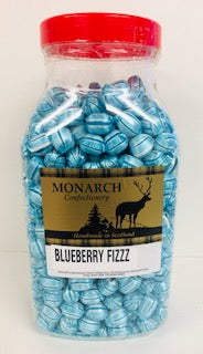 Monarch Confectionery Blueberry Fizz Balls Jar 1 x 3kg