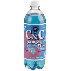 C&C Cotton Candy Soda 24 x 710ml Bottles