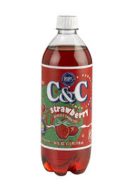 C&C Strawberry Soda 24 x 710ml Bottles