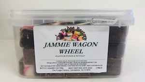 Fudge Factory Jammie Wagon Wheel Fudge Bulk Tub 1 x 2kg