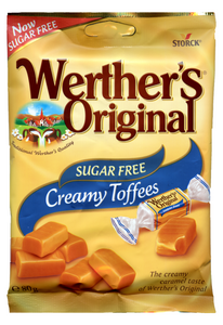 Werthers Original Sugar Free Creamy Toffee Pre-Packs 18 x 80g