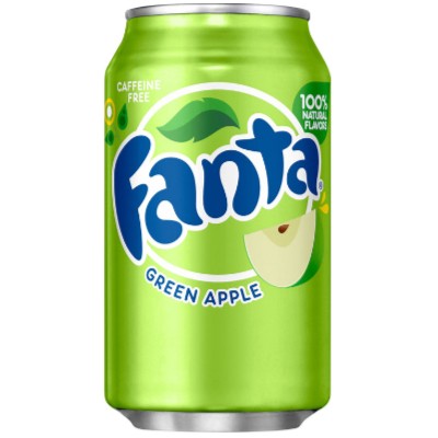 Usa Fanta Green Apple Can 12 x 355ml