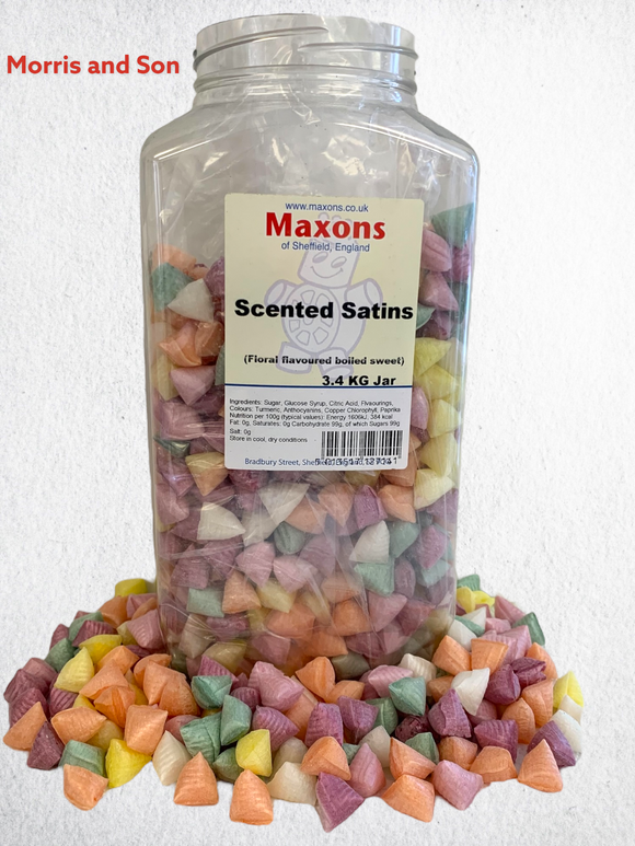 Maxons Scented Satins (1 x 3.4kg) Jar