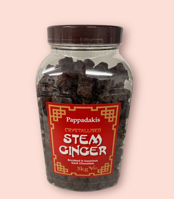Bysel Dark Chocolate Crystillised Ginger 3kg Jar = 99p Per 100g