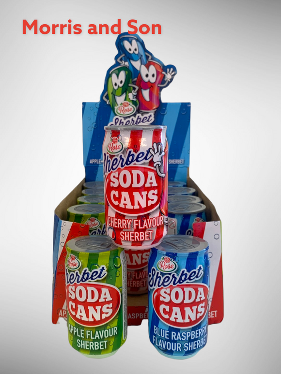 Soda Cans Sherbet (12 x 35g)