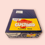 Rainbow Rock Candies Rhubarb & Custard Rock Sicks 100pk