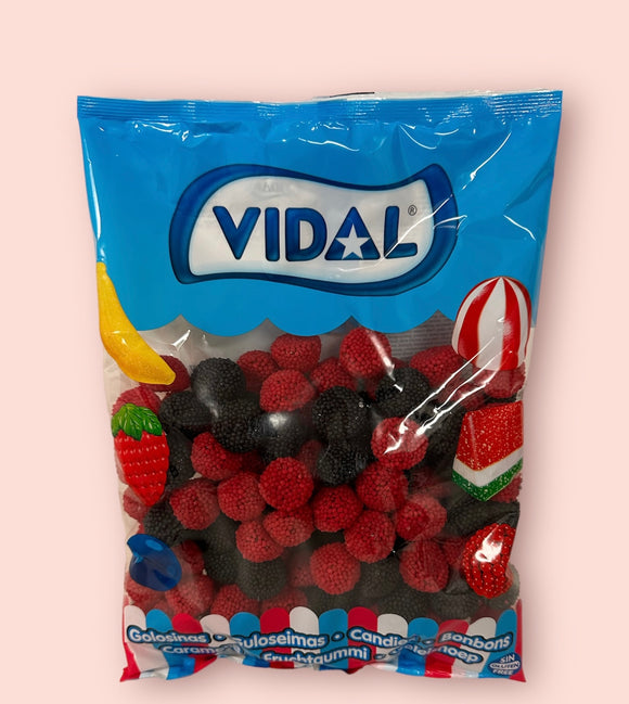 Vidal Large Bitty Blackcurrant & Raspberry 1kg Bag