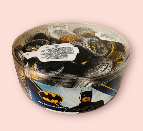 Johny Bee Bat Man Milk Chocolate Coin Nets (24 x 65g) = 56p Per Net