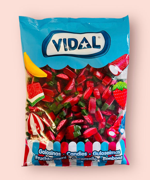 Vidal Jelly Strawberry Slice 1.5kg Bag = 35p Per 100g