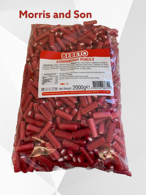 Bebeto Red Strawberry Pencils (1 x 2kg)