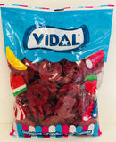 Vidal Red Liquorice Wheels 1kg Bag