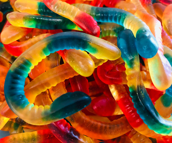 Vidal Jelly Double Headed Worms 1kg Bag