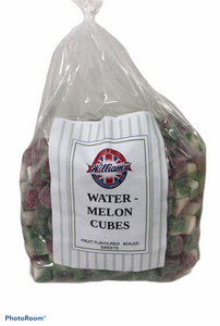 Mitre Confectionery Watermelon Cubes Poly Bag 1 x 3kg