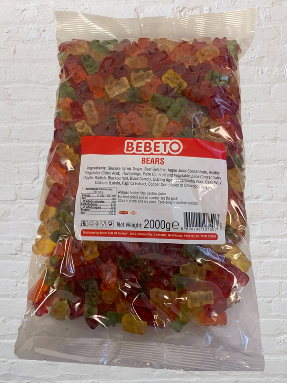 Bebeto Jelly Teddy Bears 2kg