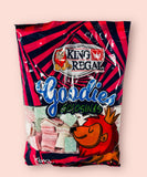 King Regal Liquorice Fruit Sandwich Bites 1 x 1kg = 35p Per 100g