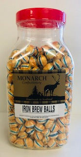 Monarch Confectionery Iron Brew Balls Jar 1 x 3kg