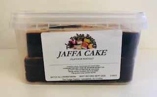 Fudge Factory Jaffa Cake Nougat Bulk Tub 1 x 2kg