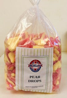 Mitre Confectionery Pear Drops Poly Bag 1 x 3kg
