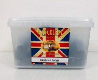 Stockley's Liquorice Fudge Bulk Tub 1 x 2kg g