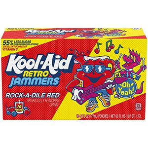 Kool Aid Jammers Rock-A-Dile-Red 10pk