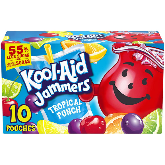 Kool Aid Jammers Tropical Punch 10pk