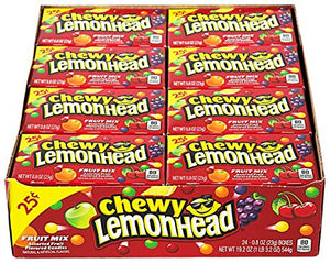 Chewy Lemonheads Fruit Mix 24 x 23g