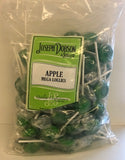 Joseph Dobson Wrapped Mega Lollies Apple Poly Bag 1 x 80pk = 12.5p Per 100g