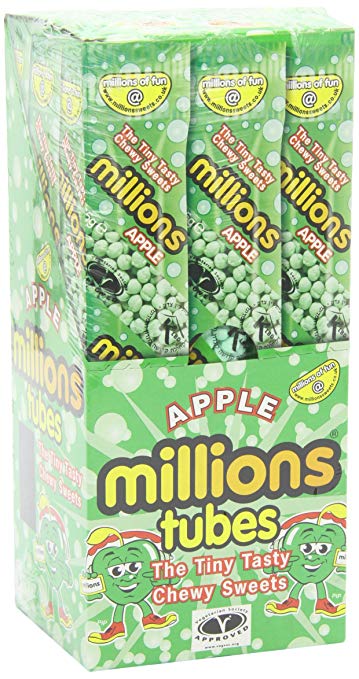 Millions Apple Tubes 12 x 60g
