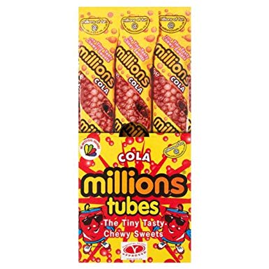 Millions Cola Tubes 12 x 60g