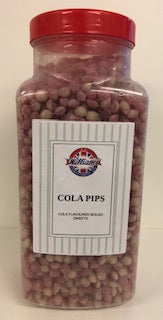 Mitre Confectionery Cola Pips Jar 1 x 2.75kg