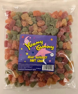 Yummy Gummy Fizzy Alphabet Letters 1kg Bag