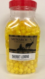 Monarch Confectionery Sherbet Lemons Jar 1 x 3kg