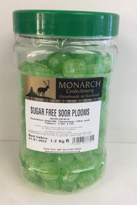 Monarch Confectionery Sugar Free Soor Plooms 1 x 1.2kg