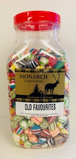Monarch Confectionery Old Favourites Jar 1 x 3kg