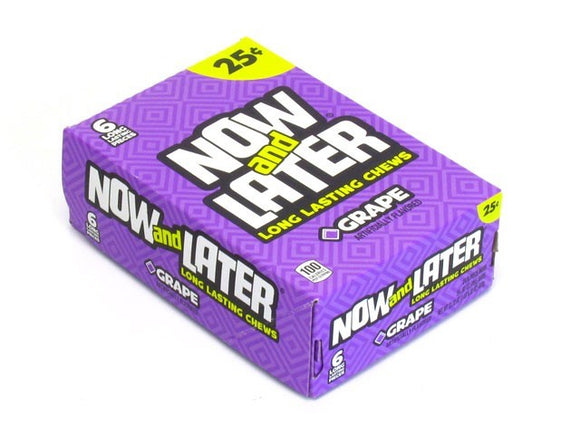 Now & Later Grape Minis 24 x 26g