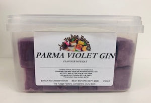 Fudge Factory Parma Violet Nougat Bulk Tub 1 x 2kg