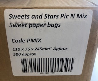 RPS Sweet And Stars Pic n Mix Sweet Bags Paper 1 x 500pk