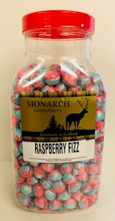 Monarch Confectionery Raspberry Fizz Balls Jar 1 x 3kg